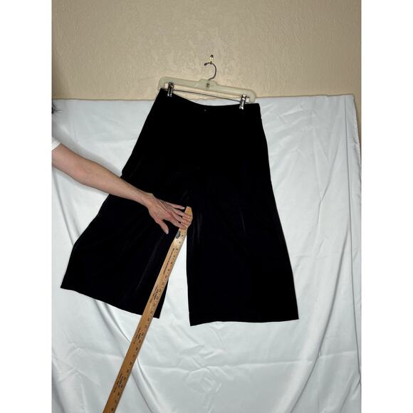 Anthropologie Tiny size M gauchos black front & side pockets button-fly closure - Picture 6 of 10